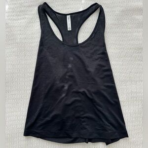 Athleta Black Racerback Tank Top Size S